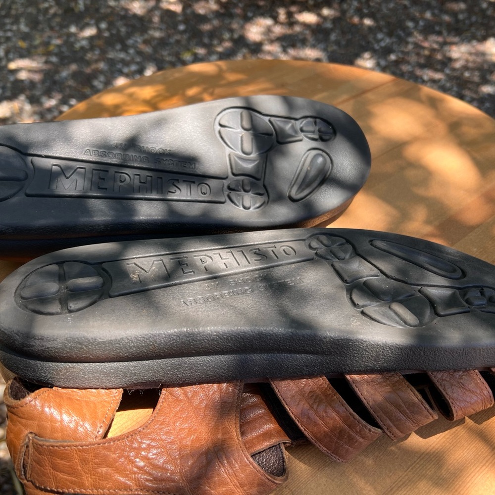 Mens Mephisto fisherman sandals - size 44 - Picture 5 of 8